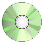 CD png sticker, transparent background