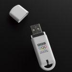 USB stick containing audio files of historic BBC broadcasts (computer storage device)