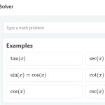 Microsoft Math Solver